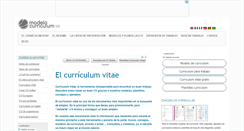 Desktop Screenshot of modelocurriculum.net