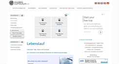 Desktop Screenshot of lebenslauf.modelocurriculum.net