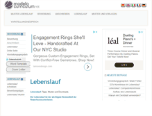 Tablet Screenshot of lebenslauf.modelocurriculum.net